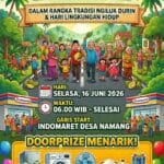 ‎Sehat Badane, Nikmat Durine! Jalan Sehat dan Tradisi Ngiluk Durin Siap Meriahkan Bangka Tengah