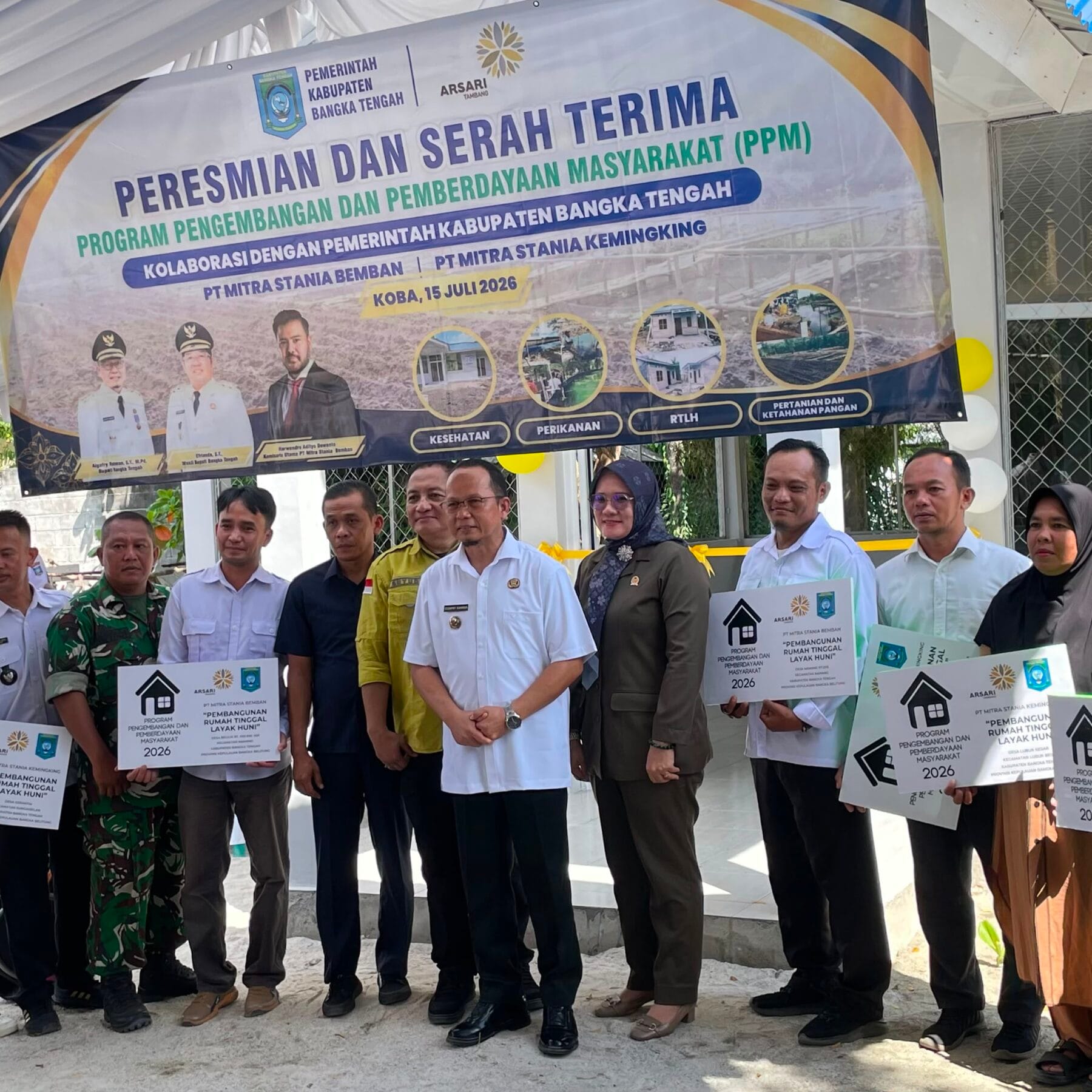 ‎Posyandu Sakura Koba Diresmikan, Sinergi Pemkab dan Arsari Tambang Perkuat Layanan Kesehatan
