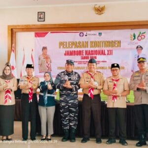 Arsari Tambang Dukung Kontingen Pramuka Babel ke Jamnas XII, Kwarda: Sinergi Cetak Generasi Berkarakter