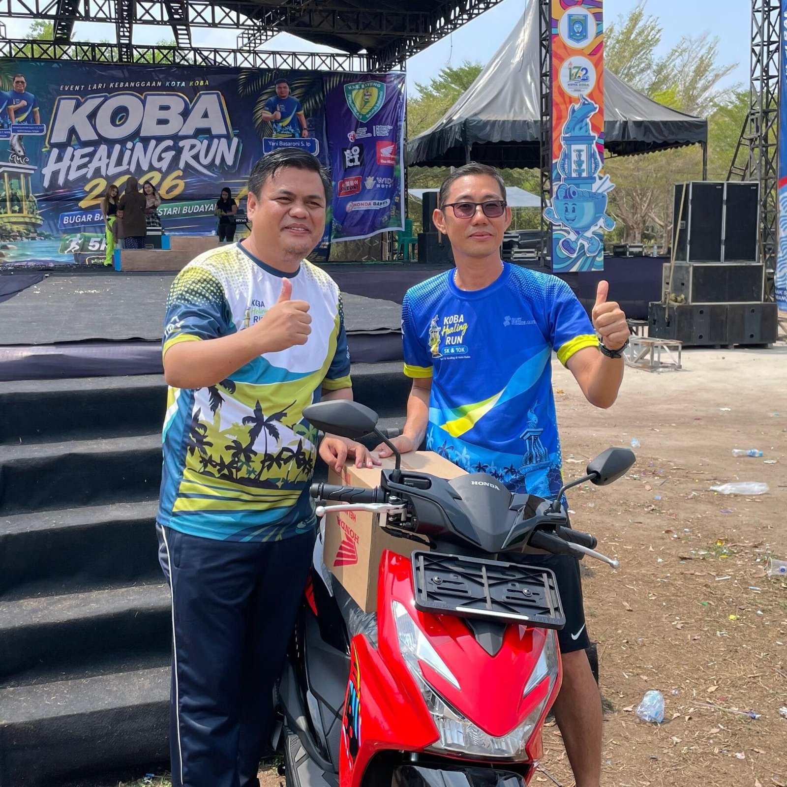 Acon, ‎Pelari 10K Asal Koba Bawa Pulang Honda Beat dari Koba Healing Run 2026