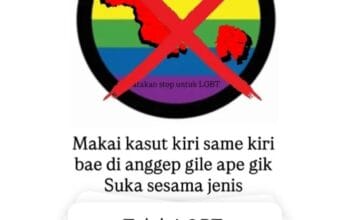 Viral! Ajakan Tolak LGBT di Bangka Belitung Menggema di Media Sosial