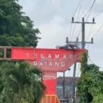 Pegawai Tersengat Listrik Tegangan Tinggi Saat Cat Gapura di Gadung Toboali 