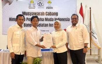 Istiya Marwinda Resmi Nahkodai BPC HIPMI Bangka Selatan
